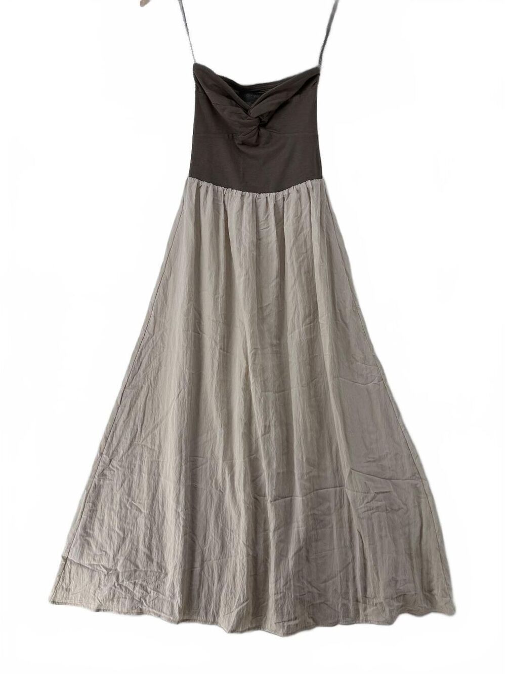 NWT LOFT Verso strapless two-tone maxi dress